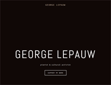 Tablet Screenshot of georgelepauw.com